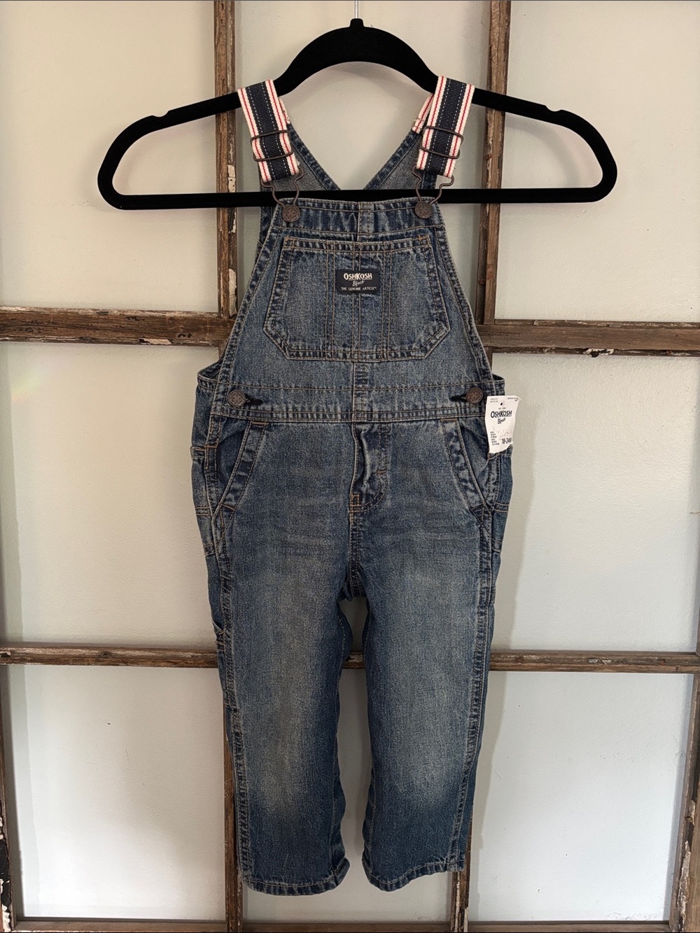 Oshkosh B’Gosh denim bib overalls